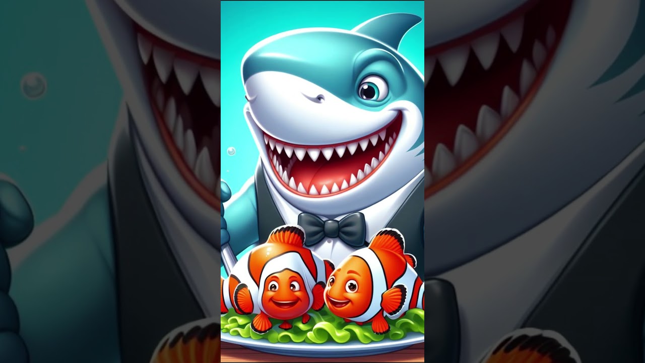 What did the shark say when he ate the clownfish? (Joke pun about sharks and animals) 