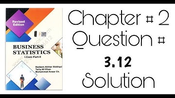 I. COM PART 2 (BUSINESS STATISTICS)CHAPTER NO 2 PROBLEM NO 3.7SOLVE #statistics #icom #icompart2