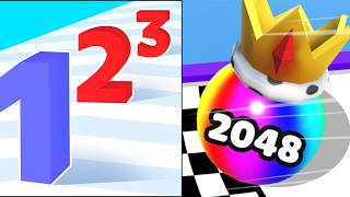 Ball Run 2048 vs Number Master 🎮 Full Gameplay Walkthrough (Android & iOS)