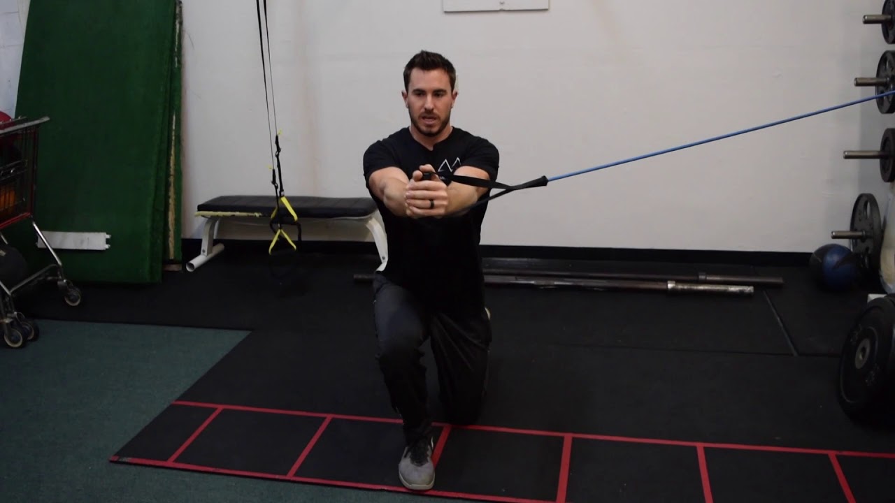 Lunge Band Twist YouTube