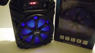 Fisher 1200 watts bluetooth party speaker boost your detailing business lol