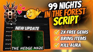 Updated 99 Nights In The Forest Script Halloween Event, God Mode, Bring All Items More 2025