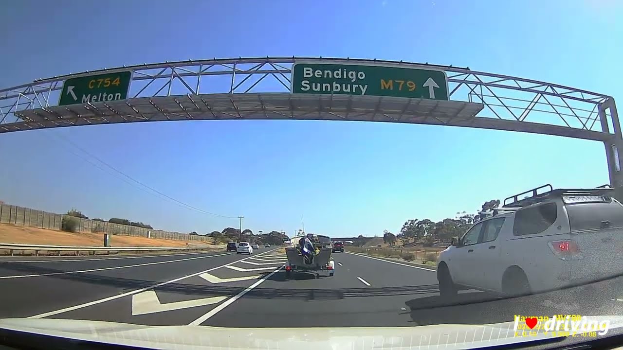 4K DASH CAM AUSTRALIA, VICTORIA. Driving from MELBOURNE to BENDIGO