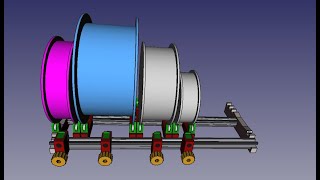RepRap: MakeRoll universal spool holder