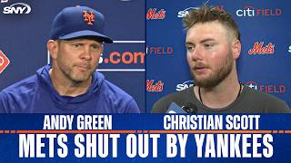 Andy Green and Christian Scott talk Mets’ Sunday loss to Yankees screenshot 3