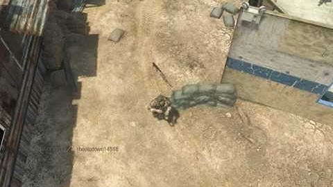 Call of Duty Black Ops - Epic Tomahawk First Blood - 3rd Person Far - Firing Range