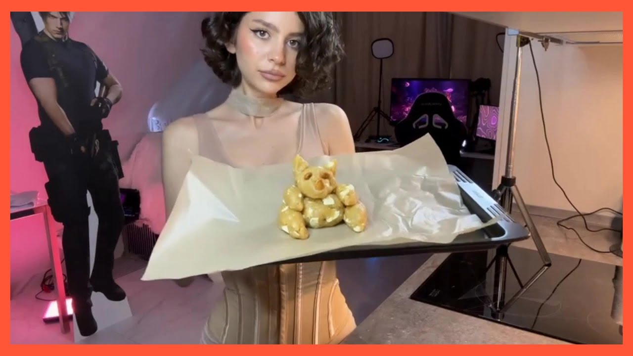 Кристина Mugretnug покормила парня, он потерял дар речи