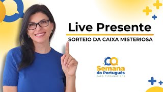 Live Presente | Semana do Português para Estrangeiros | Ao vivo, às 12h do Brasil