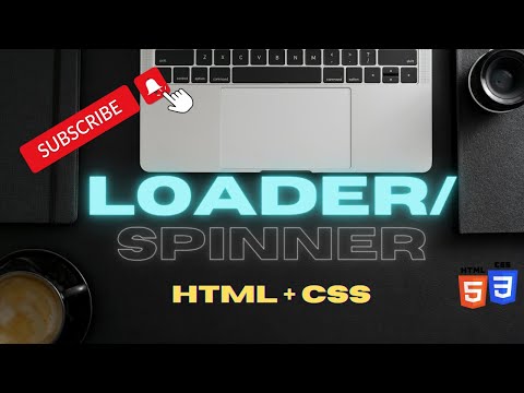 Bring your website to life with a custom HTML and CSS spinner or loader