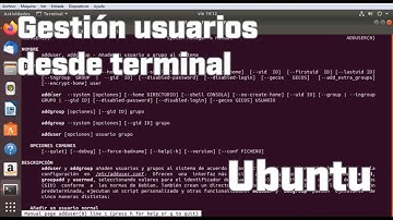 Ubuntu   gestion de usuarios por comandos