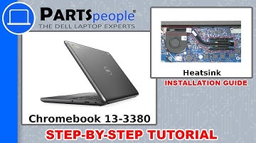 Dell Chromebook 13-3380 (P80G002) Heatsink How-To Video Tutorial