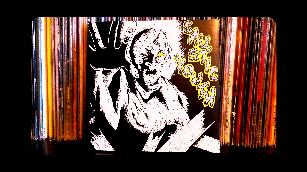CAUSTIC CHRIST b/w INTENSE YOUTH! - ' Caustic Youth! ' [7 Inch]