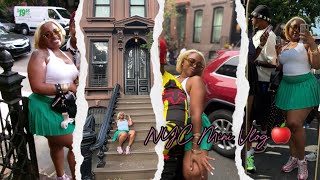 Vlog: 24 HOURS IN NYC FOR BROOKLYN BLOCK PARTY ✈️ 🍎 🗽 