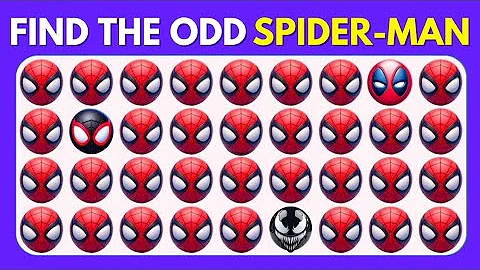 Find the ODD Spider Man – Marvel Spider Man 2 Game Edition Quiz!