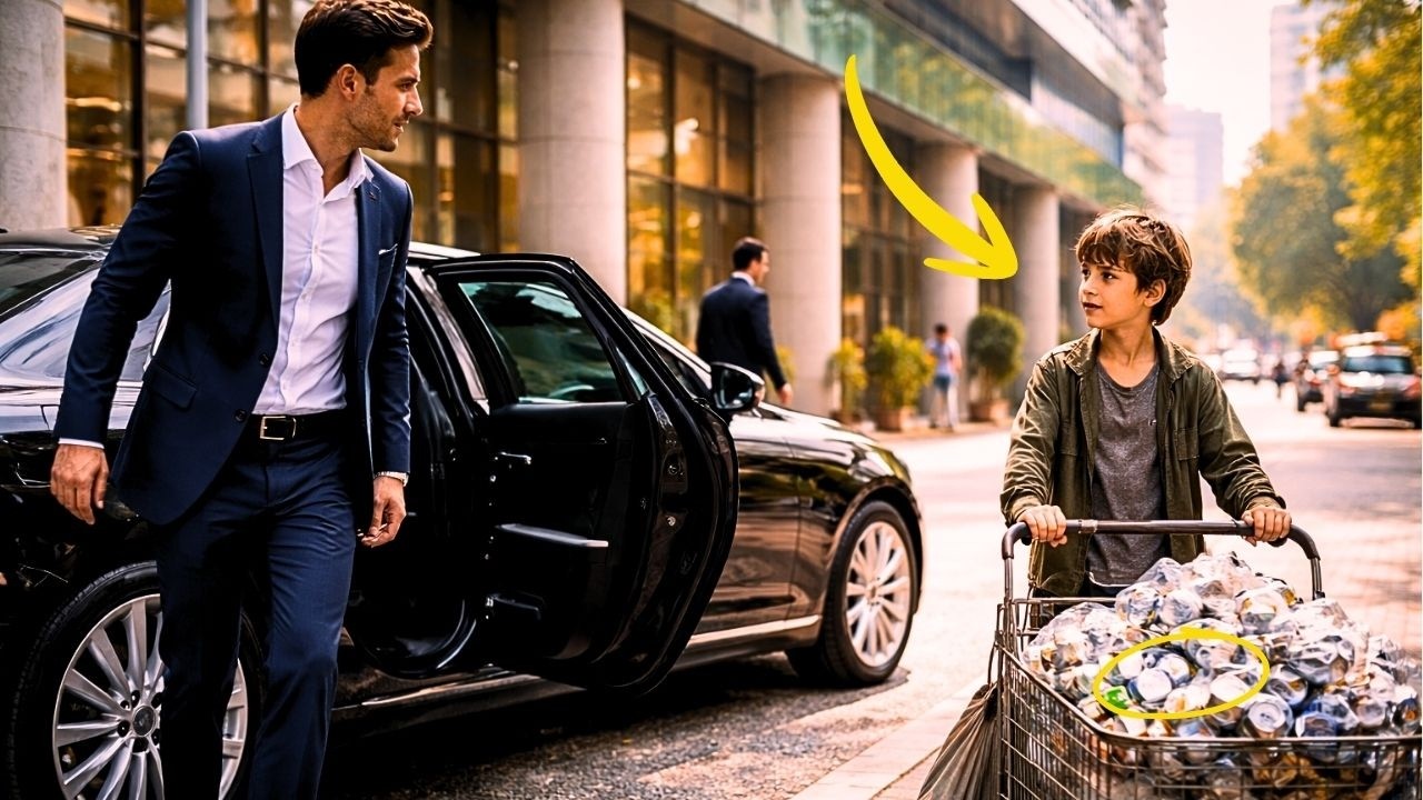 MILIONÁRIO QUE NÃO PODIA TER FILHOS SEGUE MENINO DAS LATINHAS… E DESCOBRE O IMPOSSÍVEL