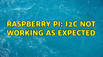 Raspberry Pi: I2C not working as expected (2 Solutions!!)