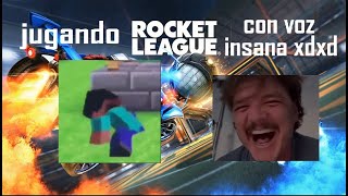 Rocket League con voz insana xd