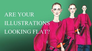 Are Your Illustrations Looking Flat?   I Tried To Draw A Delpozo 3