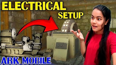 How to Make Full Electrical Setup in ARK Mobile 🔌 | Generator, Wires, Fridge, AC Explained