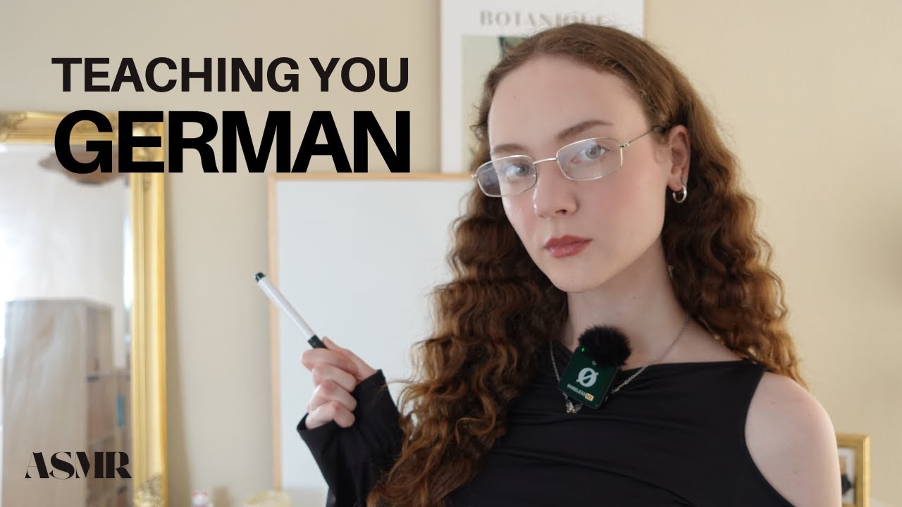 ASMR teaching you german!