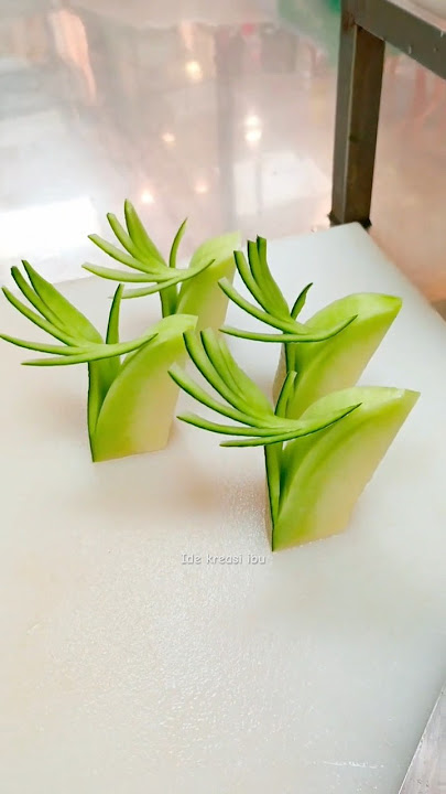 Ide kreasi menghias buah melon #diy #diyprojects #buah #platingideas