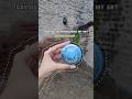Nature Painting On Bottle Cap 🌿 #shorts #painting #subscribe
