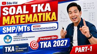 Soal ASLI TKA Matematika Kelas 9 SMP MTs 2026 Persiapan 2027 (Part 1) - Resmi Kemendikdasmen