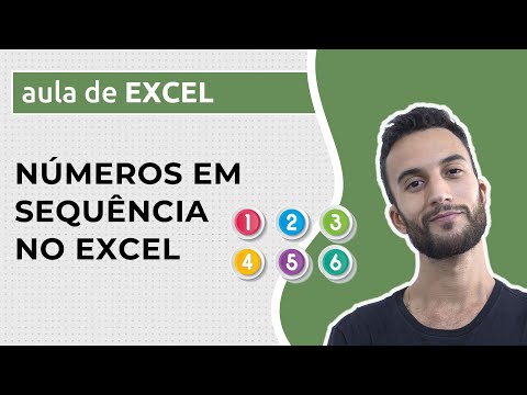 Como criar números em sequência no Excel