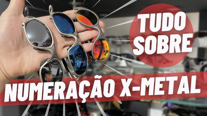 Oculos oakley thump juliet xmetal vermelha 2 lente mandrake