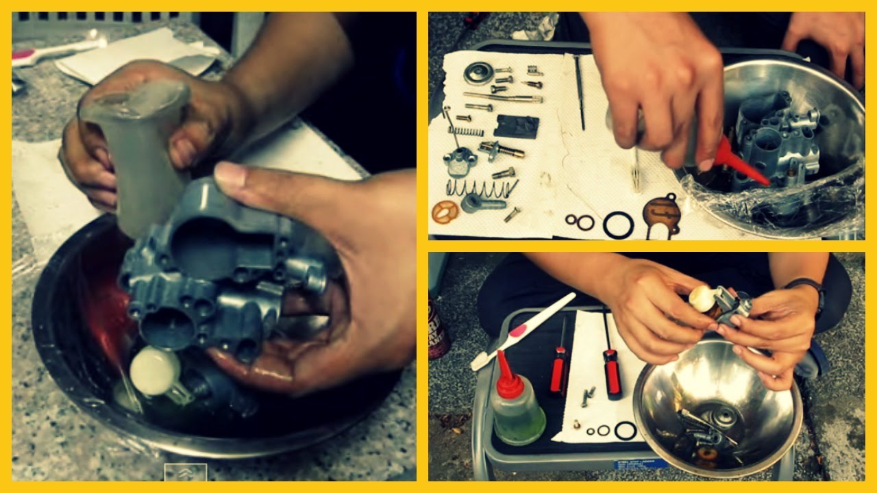 วิธีถอดล้างคาร์บูเรเตอร์เวสป้า / How to clean Vespa Carburetor SI