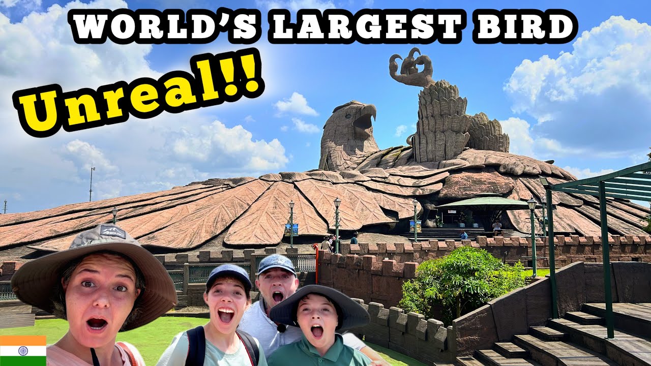 Мы посетили САМУЮ БОЛЬШУЮ статую птицы в МИРЕ!! 🤯 | ДЖАТАЮ | Керала, Индия