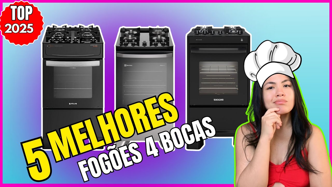 Qual o Melhor FOGÃO 4 BOCAS para comprar? Top 5 Melhores FOGÕES 4 BOCAS ...