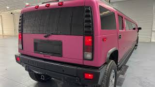 SOLDDDD 🔥FOR SALE 2006 Hummer H2 Krystal 200” super stretch limo limousine pink