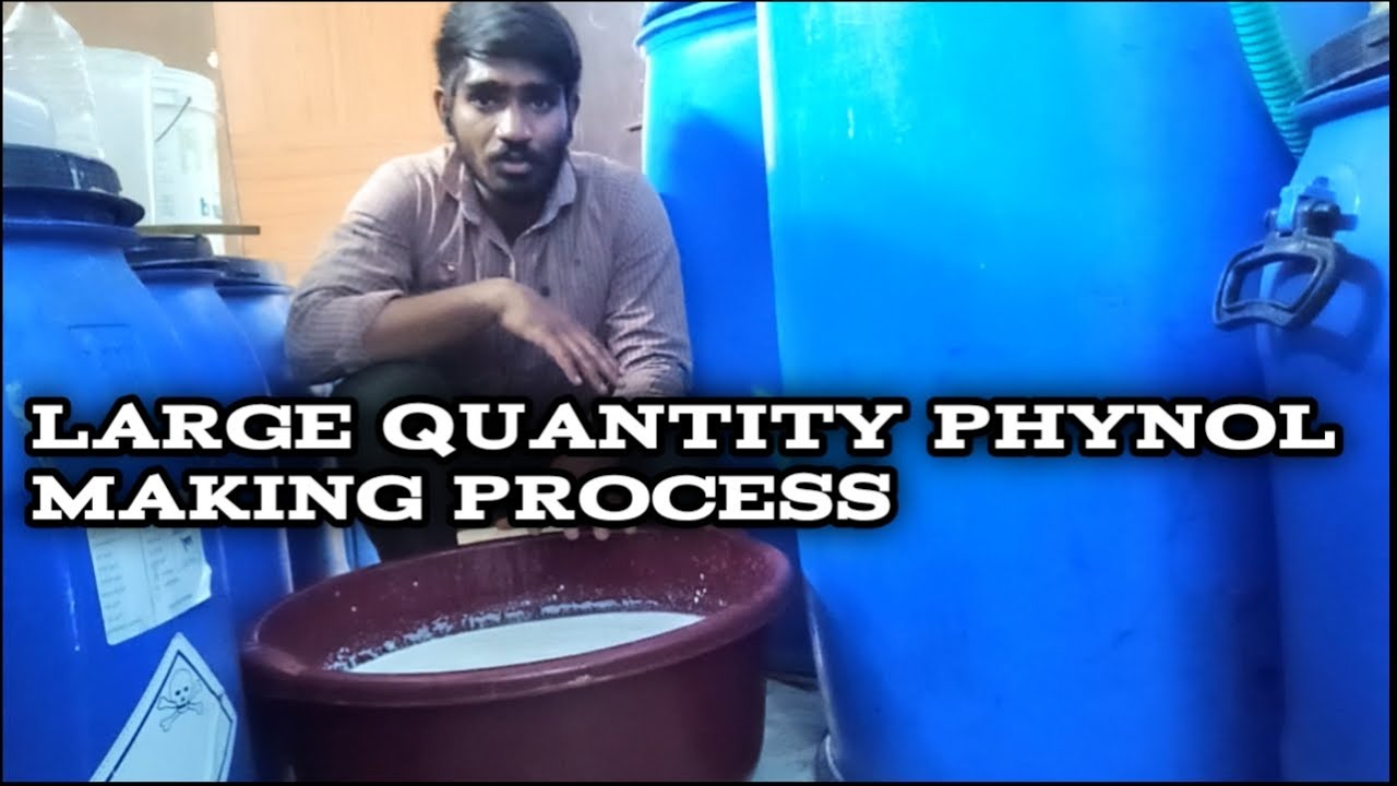LARGE QUANTITY PHYNOL MAKING - YouTube