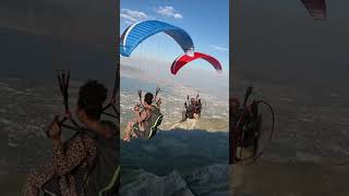 Way too close 🪂 #parachute #paramotor #paragliding