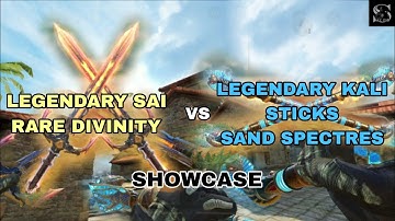 Legendary Sai Rare Divinity vs Legendary Kali Sticks Sand Scepters | Showcase COD MOBILE | CODM