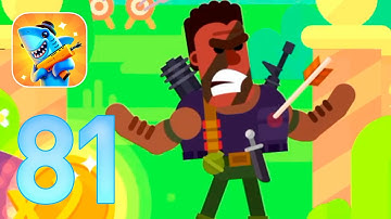 Bowmasters: Gameplay Walkthrough Part 81 - Arnold The Unstoppable! (iOS, Android)