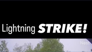 Wait for it: Lightning strike caught on camera in Hudson