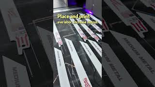 One array. No classifying. Just print. ntroducing our Alleagle-eye positioning Array batch printing