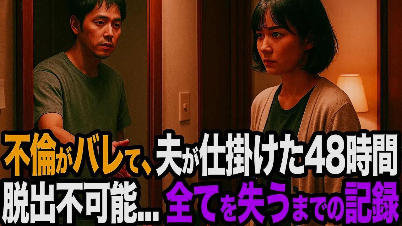 【シタ妻】「助けて…」不倫がバレて、夫が仕掛けた“監視と尋問”の48時間…脱出不可能な状態に。すべてを失うまでの記録【修羅場朗読】