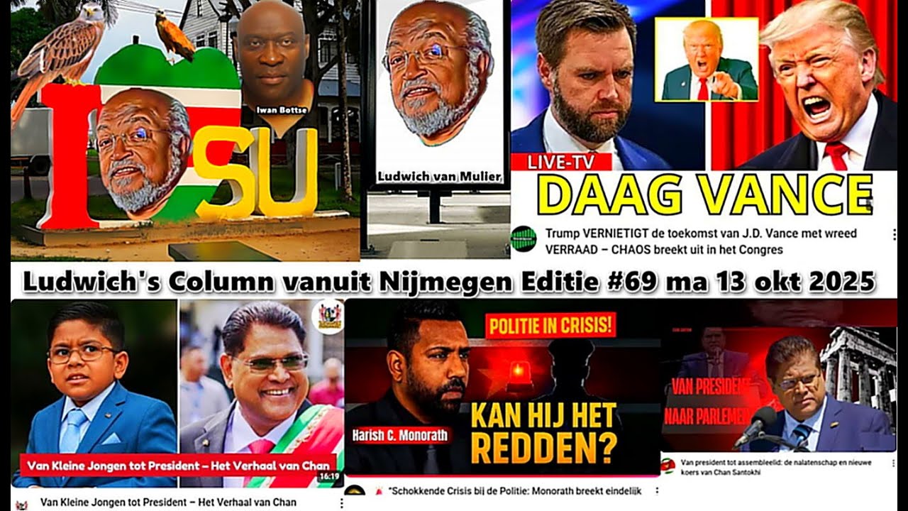 Ludwich's Column vanuit Nijmegen Editie #69 ma 13 okt 2025 voor Radio Tamara Damsko