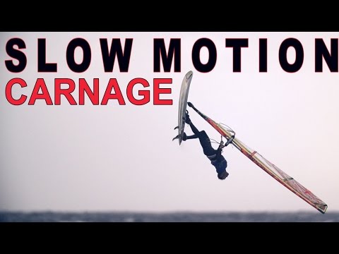 Slow Motion Carnage - Carro Windsurfing
