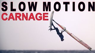 Slow Motion Carnage - Carro Windsurfing