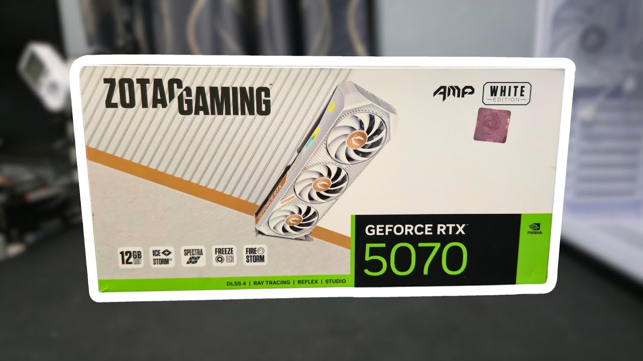 Card màn hình ZOTAC GAMING GeForce RTX 5070 AMP White Edition 12GB GDDR7