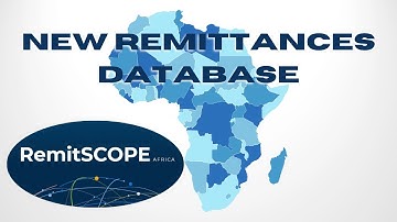 RemitSCOPE Africa: Remittances Data