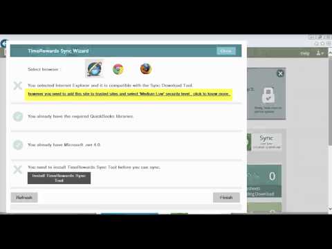Setup TimeRewards to Sync with QuickBooks Desktop edition. - video from TimeRewards
