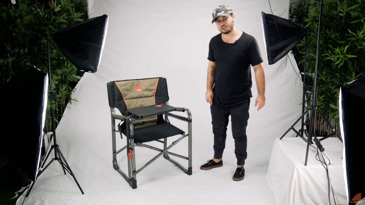 oztent gecko chair with side table