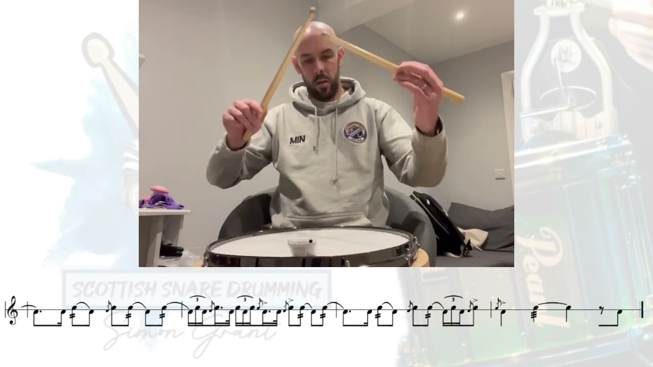 🥁SQA NAT 5 Snare Drumming - Scotland the Brave🥁