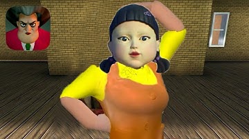 Scary Teacher 3D Squid Game Teacher Doll Chapter 1 2 3 4 5 Gameplay Walkthrough (IOS ANDROID)