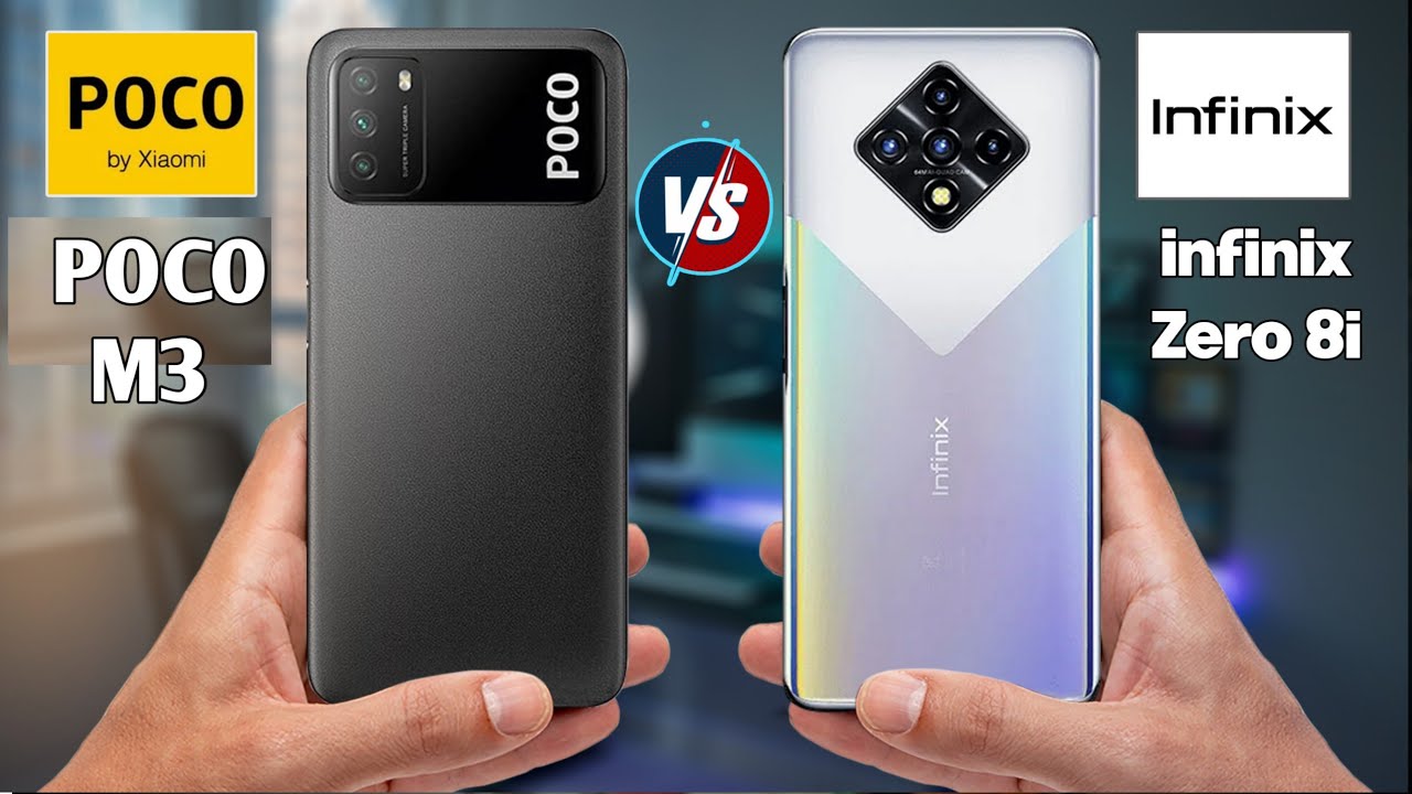 Poco M3 vs infinix Zero 8i | full comparison